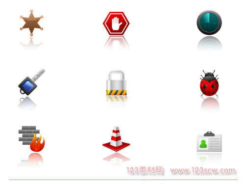 安全类别矢量图素材