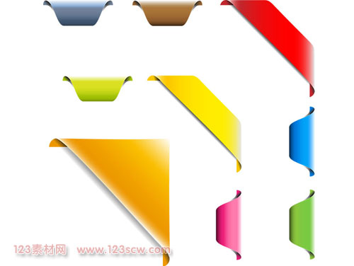 多种商品标签矢量素材ai