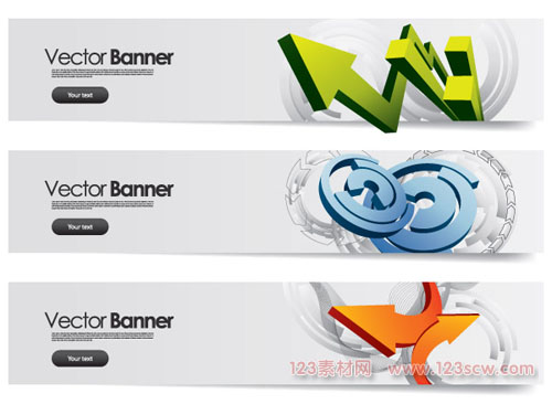 科技感banner背景矢量图-1