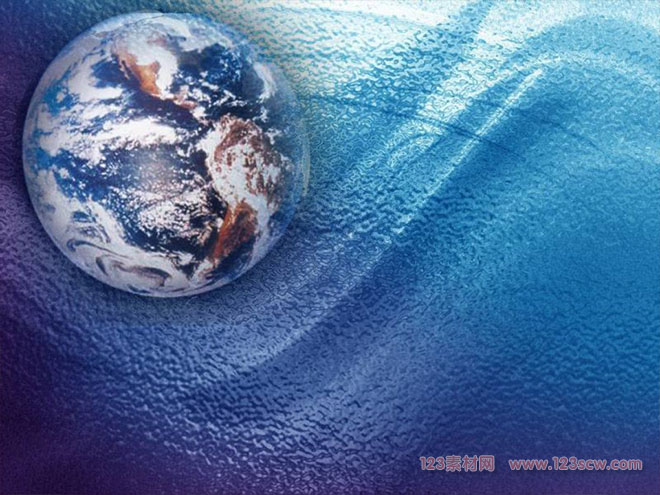 地球科技精美PPT模板